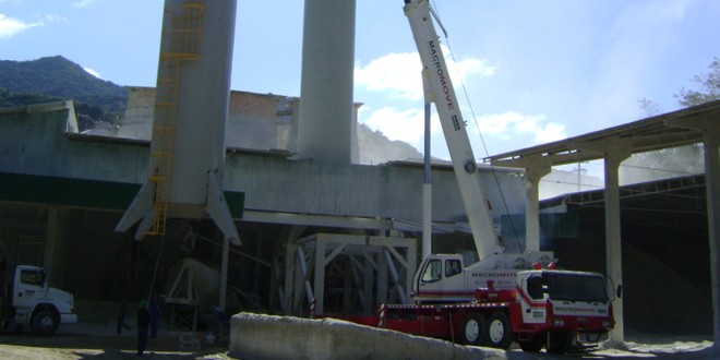 Terex-CJ LT1070 icando silo Guabiruba